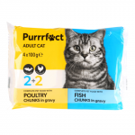 Kač. ėdalas su žuv. pauk&scaron;t. PURRRFECT, 4x100g