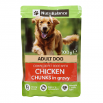 &Scaron;unų ėdalas su vi&scaron;t. gab. NUTRIBALANCE, 100 g