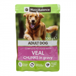 &Scaron;unų ėdalas su ver&scaron;. gab. NUTRIBALANCE, 100 g