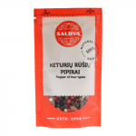Keturių rū&scaron;ių pipirai SALDVA, 25 g