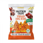 Vegan. BBQ sk. baltym. tra&scaron;k. POPCROP, 60 g