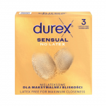 Prezervatyvai DUREX SENSUAL NO LATEX, 3 vnt.