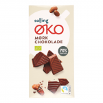 Ekol. juod. &scaron;okolad. 70 % SALLING EKO, 100 g