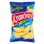 Tra&scaron;kučiai CRUNCHIPS X-CUT su druska, 130 g