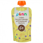 Ekol. 4 grūdų ko&scaron;ė banan., mėlyn. PONN, 110 g