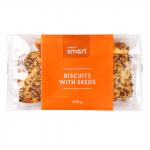 Sausainiai su sėklomis  SMART, 250 g