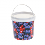 Plast. kibiras su dangčiu MARJUKKA, 1 l