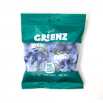 Vais. ir rie&scaron;utų užk. GREENZ BLUEBERRY, 130 g