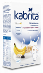 Avižų ko&scaron;ė ožkų pieno pagrindu su bananais ir džiovintomis slyvomis180g