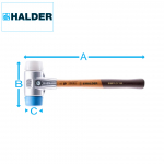 SIMPLEX plaktukas HALDER 3117