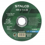 Nerūd.plieno pjovimo diskas STALCO 125x1,0mm