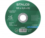 Nerūd.plieno pjovimo diskas STALCO 125x1,5mm