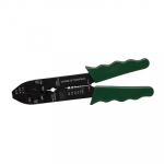 Užspaudimo replės žaliomis rankenomis 220 mm