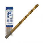 Specialist+ SPECIALIST+ metalo grąžtas TITAN, 6.5 mm, 10 vnt.