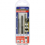 Tivoly Carbide Rotary Burr Set &ndash; 2-Piece, &Oslash;4-6mm, Chip-Breaker Teeth, + 1 "Lock Destroyer" drill, TECHNIC Series