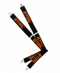 Stihl Petne&scaron;os juodos STIHL 130cm kelnėms su metalinėmis segėmis