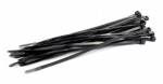 Nailono dirželiai 4,8x430mm 100vnt Juodi