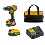 DCD791P2C DeWALT 18V suktuvas &ndash; gręžtuvas (2x5.0 Ah)