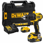 DCD709P2T DeWALT 18V smūginis gręžtuvas - suktuvas (2x5.0 Ah)