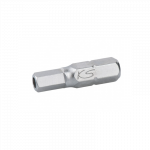 Antgaliai &scaron;e&scaron;iabriauniai su skylute 4,0x25 mm, 1/4", 5 vnt. (911.2944, KS TOOLS)