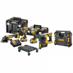 DCK422P3T DeWALT 18V combo rinkinys (3x5.0 Ah) + DWST1-81078 TSTAK radijo imtuvas + DOVANA!
