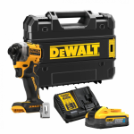 DCF850H1T DeWALT 18V itin kompakti&scaron;kas smūginis suktuvas (1x5.0 Ah)