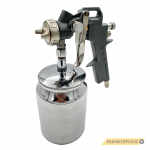 ⬡ Pneumatinis dažymo pistoletas HP &Oslash;1,5 mm, apatinis bakelis 600 ml (162C)