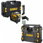 DCE089GNT DeWALT kryžminių linijų lazeris + DOVANA! + DWST1-81079 DeWALT TSTAK radijo imtuvas