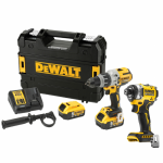 DCD996P2 DeWALT 18V suktuvas - smūginis gręžtuvas (2x5.0 Ah) + DCF860N 18V smūginis suktuvas
