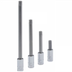 Galvutė su žvaigždiniu (TORX) antgaliu 1/4", T15, L: 70 mm (208+6315, GENIUS)