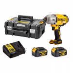 DCF899M2 DeWALT 18V smūginis veržliasukis (2x4.0 Ah)