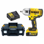 DCF899P1 DeWALT 18V smūginis veržliasukis (1x5.0 Ah)