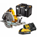 DCS572H1T DeWALT 18V diskinis pjūklas (1x5.0 Ah)