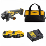 DCG406P2C DeWALT 18V kampinis &scaron;lifuoklis (2x5.0 Ah)