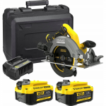 SFMCS550M2K Stanley V20, 18V diskinis pjūklas (2x4.0 Ah)