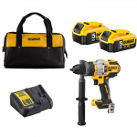 DCD999P2C DeWALT 18V FLEXVOLT Advantage suktuvas - smūginis gręžtuvas (2x5.0 Ah) + DOVANA!