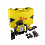 Leica Rugby 610 lazerinis nivelyras su Rod Eye 160 detektoriumi, Li-ion