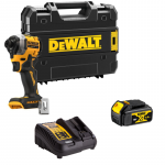 DCF850M1T DeWALT 18V itin kompakti&scaron;kas smūginis suktuvas (1x4.0 Ah)