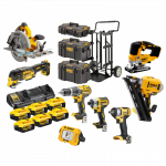DCK888P6 DeWALT įrankių rinkinys (6x5.0 Ah)