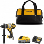 DCD999W1C DeWALT 18V FLEXVOLT Advantage suktuvas - smūginis gręžtuvas ir mink&scaron;tas krep&scaron;ys (1x8.0)