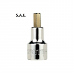 ⬡ Galvutė su antgaliu 1/2" 50L &scaron;e&scaron;iabriaunė (HEX) (S.A.E.) 3/8" (ST24403BU, SATA)