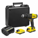 SFMCD711C2K Stanley V20, 18V suktuvas-gręžtuvas (2x1.5 Ah)