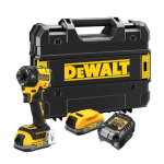 DCF870E2T DeWALT 18V itin kompakti&scaron;kas hidraulinis smūginis suktuvas (2x1.7Ah)