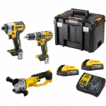 DCK383H3T DeWALT įrankių rinkinys (3x5.0 Ah)