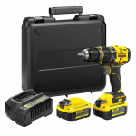 SFMCD721M2K Stanley V20, 18V suktuvas-gręžtuvas (2x4.0 Ah)