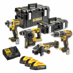 DCK422H3 DeWALT 18V combo rinkinys (3x5.0 Ah)