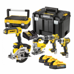 DCK551H3 DeWALT 18V įrankių rinkinys (3x5.0 Ah)