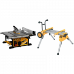 DWE7492 DeWALT i&scaron;ilginio pjovimo staklės + DE7400 staklių stovas