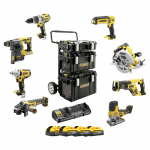 DCK856H4 DeWALT įrankių rinkinys (4x5.0 Ah)