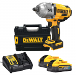 DCF900H2T DeWALT 18V smūginis veržliasukis 1/2" (2x5.0 Ah)